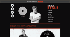 Desktop Screenshot of nickybyrne.com